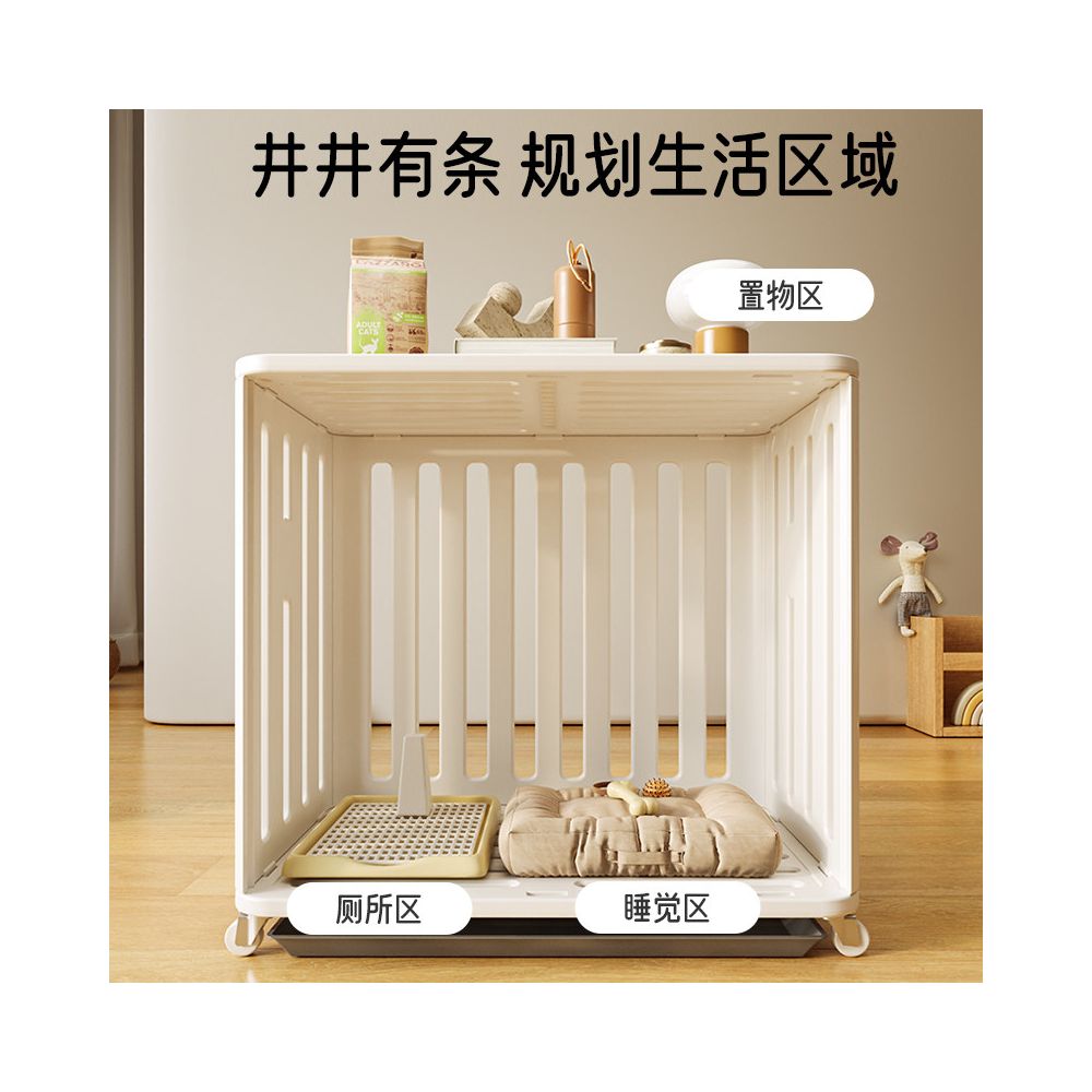 Dog Cage Indoor Small Dog Medium Dog Cat Nest Cat Villa Home Toilet Integrated Dog Nest Cat Cage Claw Villa image 5