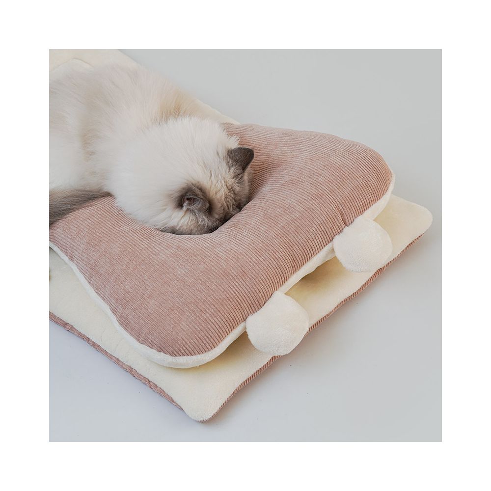 Cat and dog autumn and winter pet sleeping mats cat beds dog beds special sleeping mats warm in winter removable and washable pillows and beds image 5