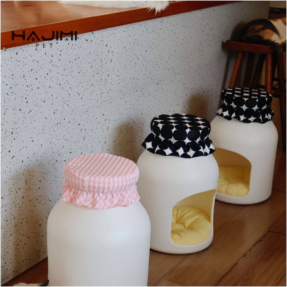 【HAJIMI 官方正品】瓶型極簡寵物別墅|全封閉式防水易清潔貓窩 - 吉安寵物用品