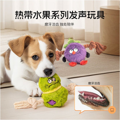 IPAWSPACE dog pet toy teeth grinding and cleaning for self pleasure plush knots to accompany dogs voice toys image 2