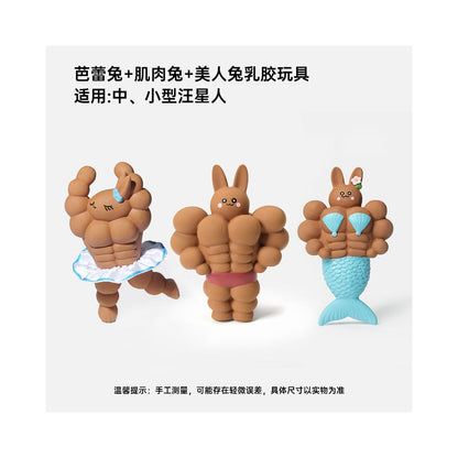 【Puppy Plan 幼犬成長計畫】天然乳膠發聲磨牙玩具｜安全柔軟不傷牙齦（幼犬換牙期磨牙神器、趣味互動發聲、抗憂鬱陪伴公仔，高品質幼犬專用自嗨乳膠玩具，官方正品）