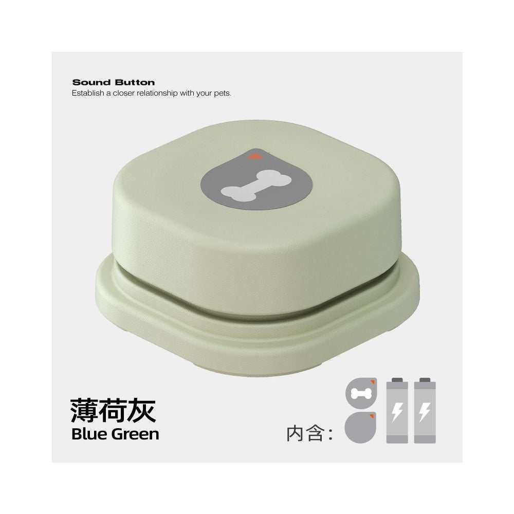 【讓愛寵說話】可拼接式寵物溝通按鈕｜貓狗通用錄音訓練器（智力開發訓練、人寵對話神器、可無限拼接底座、多寵物適用語音按鈕，官方正品寵物溝通訓練器材）