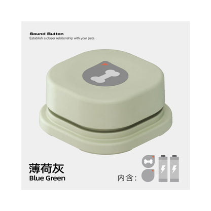 【讓愛寵說話】可拼接式寵物溝通按鈕｜貓狗通用錄音訓練器（智力開發訓練、人寵對話神器、可無限拼接底座、多寵物適用語音按鈕，官方正品寵物溝通訓練器材）