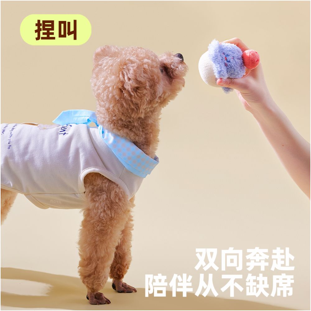 MOTA Pet Cat Toy Self Fun Soothing Dog Toy Bite Resistant Sound Ball Rich Teeth Grinding Hidden Food image 3