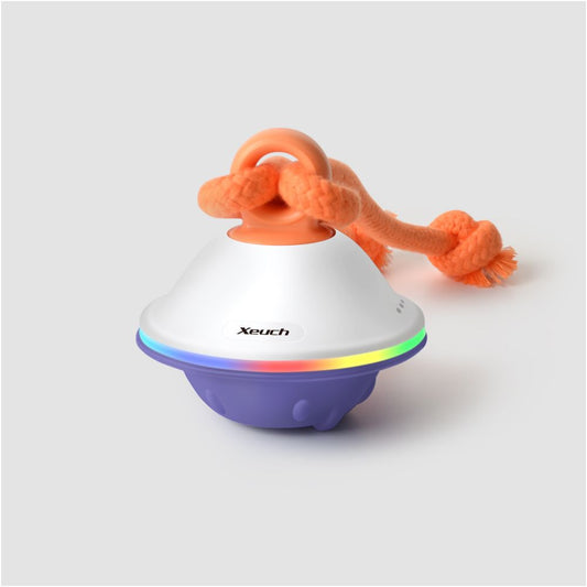 【2026 全新升級】狗狗智能感應電動球｜自動旋轉逗狗神器（耐咬抗撕裂外殼、主動避障不卡牆、緩解分離焦慮、USB 快充，泰迪柯基解悶自嗨、不拆家自動滾動球）