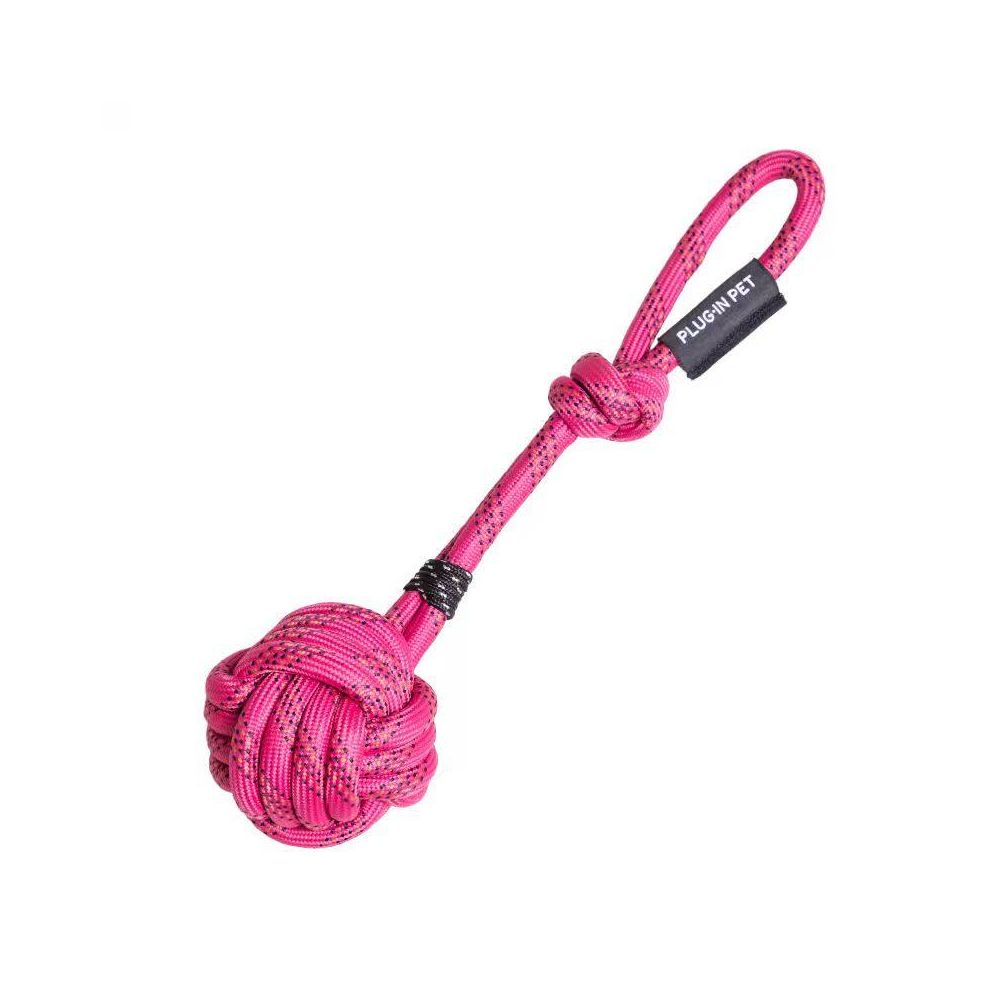 【2026 預售新品】PLUG IN PET 狗狗耐咬編織繩結球｜強力磨牙潔齒玩具（高品質抗撕裂繩結、換牙期舒壓神器、中大型犬拉扯互動球、PLUG IN PET 官方正品預售）