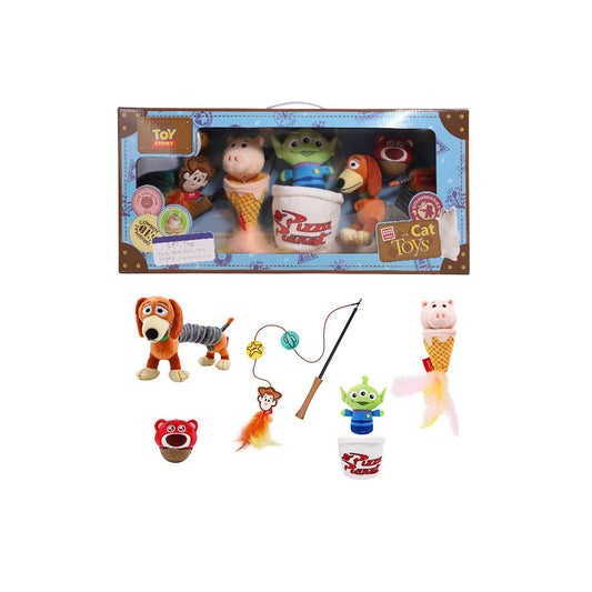 【迪士尼官方聯名】GiGwi 限量版寵物奢華禮盒｜貓狗通用精品玩具組合（迪士尼限定、精美禮品包裝、發聲安撫狗玩具、智能羽毛逗貓棒，GiGwi 官方正品奢華節慶送禮首選）