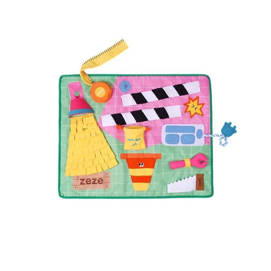 【Zeze 官方正品】狗狗嗅聞墊藏食毯｜室內消耗體力益智豐容工具（緩解分離焦慮、解悶自嗨神器、10分鐘嗅聞等於1小時散步、高品質毛氈布料，Zeze 專業寵物嗅聞訓練毯）