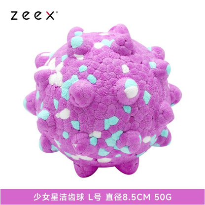 【QZee 官方正品】咬不壞狼牙磨牙球｜邊境牧羊犬專用耐咬潔牙棒（中大型犬強力潔牙、抗撕裂防咬材質、爆發力訓練、緩解焦慮自嗨神器，QZee 專業級寵物潔牙磨牙工具）