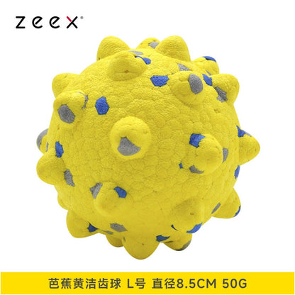 【QZee 官方正品】咬不壞狼牙磨牙球｜邊境牧羊犬專用耐咬潔牙棒（中大型犬強力潔牙、抗撕裂防咬材質、爆發力訓練、緩解焦慮自嗨神器，QZee 專業級寵物潔牙磨牙工具）