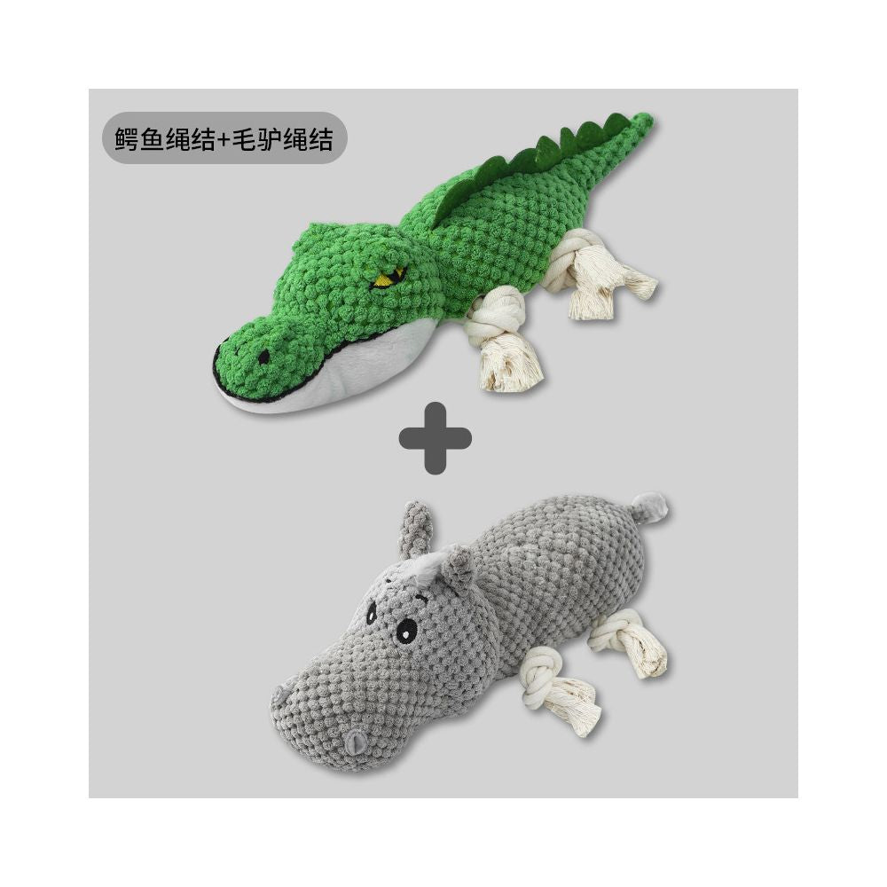 【深度潔牙系列】狗狗耐咬發聲毛絨玩具｜磨牙潔齒安撫神器（緩解分離焦慮、自嗨解悶工具、高品質抗撕裂布料、中小型犬潔牙公仔，官方正品寵物行為訓練補給）