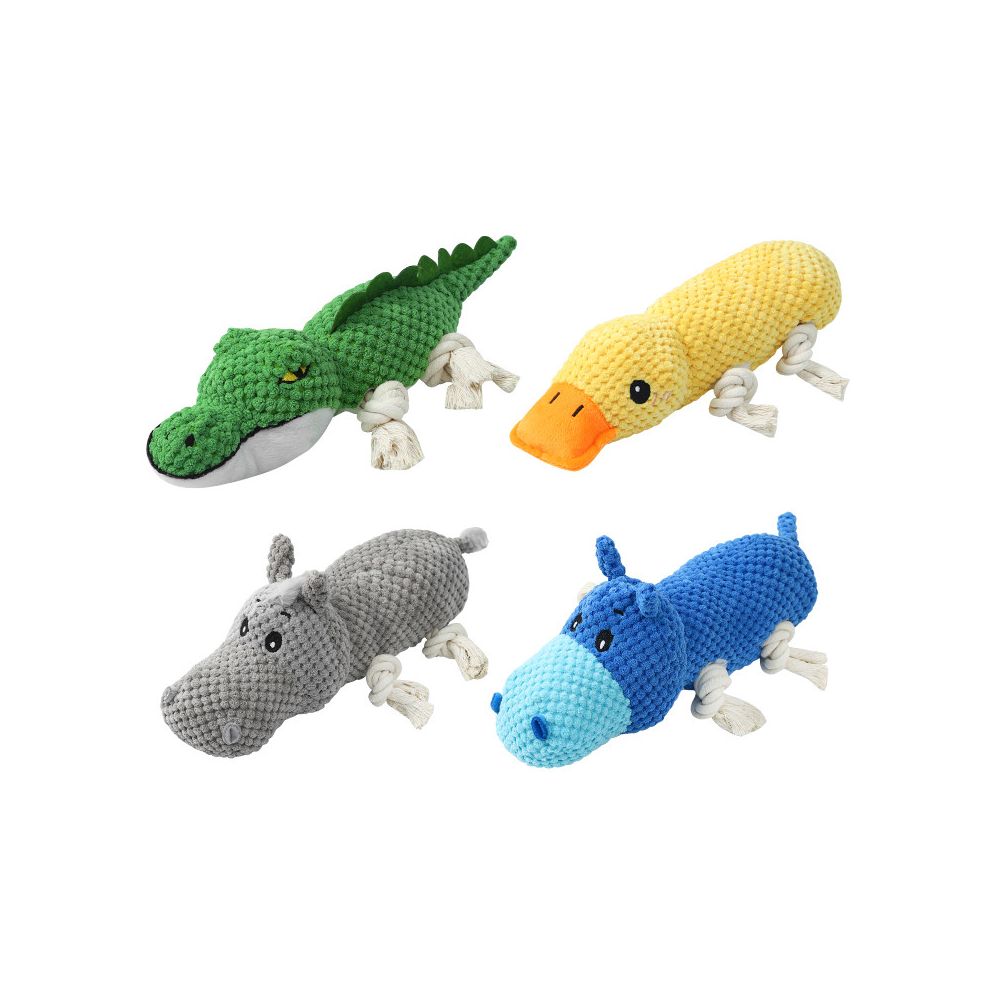 【深度潔牙系列】狗狗耐咬發聲毛絨玩具｜磨牙潔齒安撫神器（緩解分離焦慮、自嗨解悶工具、高品質抗撕裂布料、中小型犬潔牙公仔，官方正品寵物行為訓練補給）