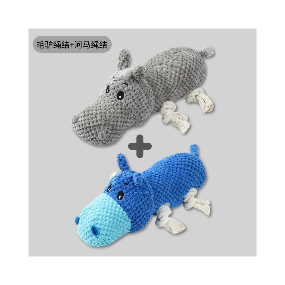 【深度潔牙系列】狗狗耐咬發聲毛絨玩具｜磨牙潔齒安撫神器（緩解分離焦慮、自嗨解悶工具、高品質抗撕裂布料、中小型犬潔牙公仔，官方正品寵物行為訓練補給）