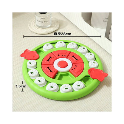 【智力開發系列】狗狗多功能藏食嗅聞墊｜豐富層次漏食益智玩具（緩解分離焦慮、提升 IQ 訓練、室內消耗體力神器、高品質防滑底座，寵物行為訓練專用藏食毯）