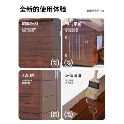 Dog Nest Small Dog House Outdoor Four Seasons Universal Winter Rain proof Cat and Dog Cage Outdoor Pet Exclusive Dog Villa image 1