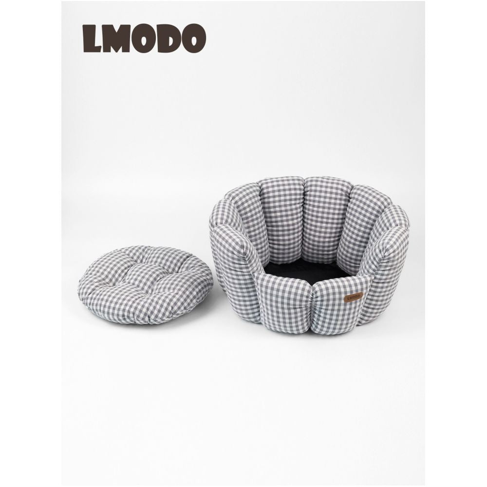 LMODO Pet Nest Flower Pot Design Korean Grid Nest Four Seasons Universal Cat Nest Dog Nest Small and Medium sized Pet Supplies image 3
