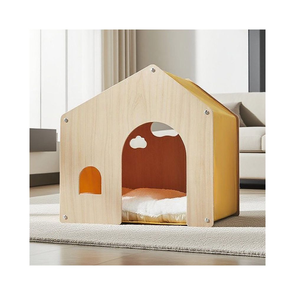 Cat s Nest Dog s Nest Four Seasons Universal Semi Enclosed Cat House Tent Detachable Cat House Teddy Bear Dog s Nest image 3