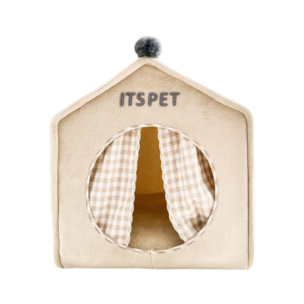 Itspet tent house dog house waterproof dog house removable and washable pet house indoor enclosed warm cat house tent image 5