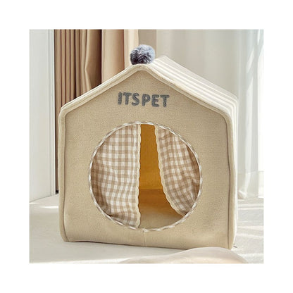 Itspet tent house dog house waterproof dog house removable and washable pet house indoor enclosed warm cat house tent image 0