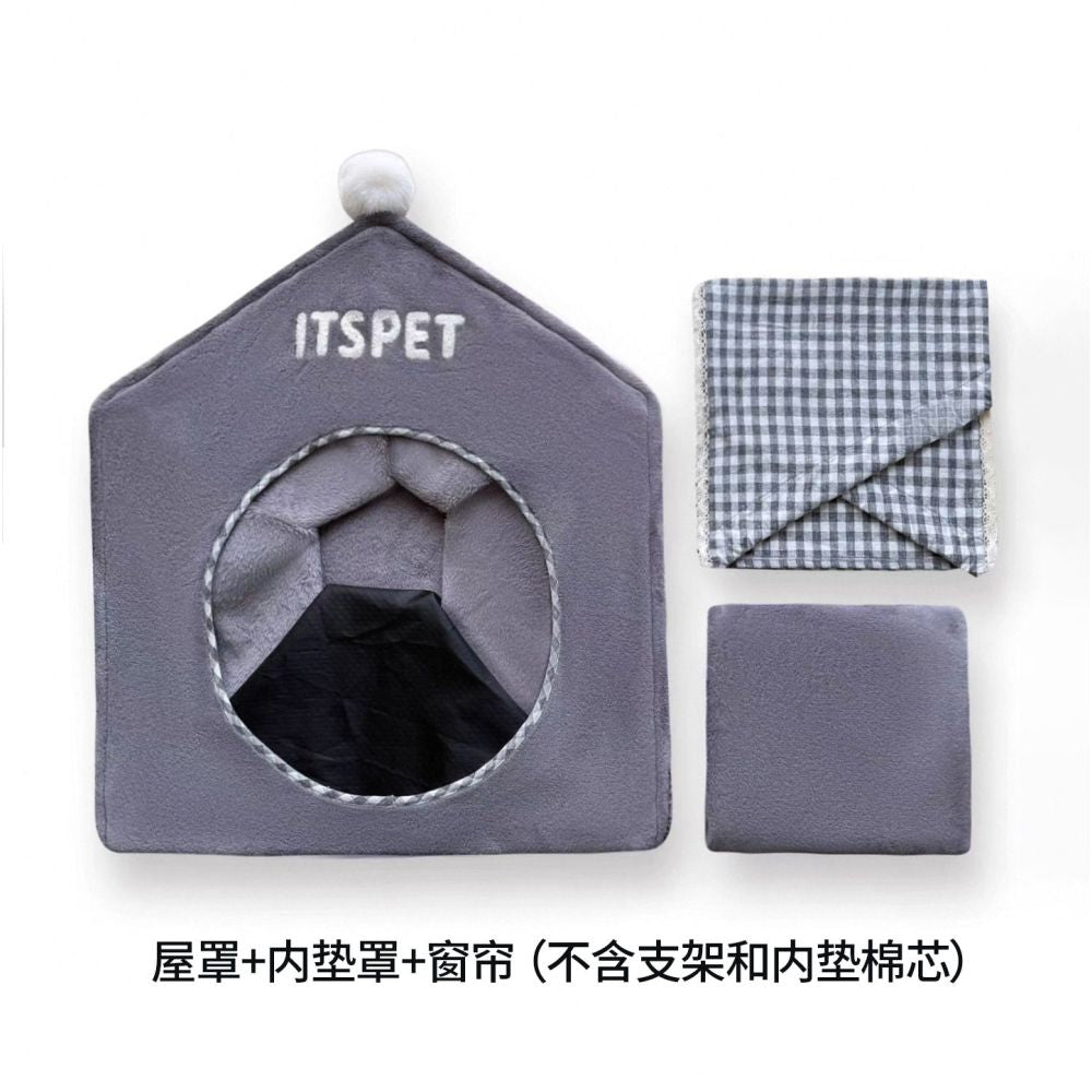 【Itspet 官方正品】全機能防水寵物帳篷屋｜室內外通用封閉式貓狗窩