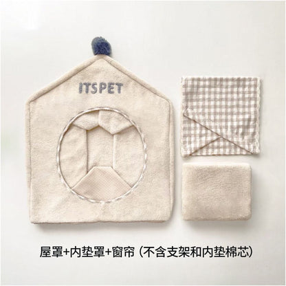 【Itspet 官方正品】全機能防水寵物帳篷屋｜室內外通用封閉式貓狗窩