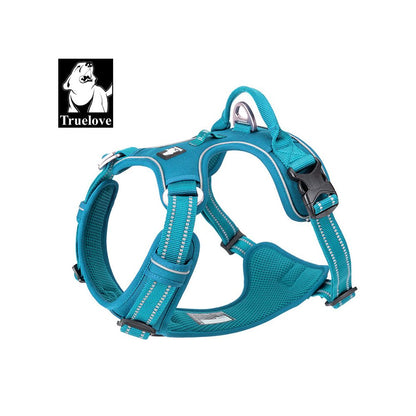 【Truelove 官方正品】專業防衝胸背帶｜中大型犬減壓牽引繩套組
