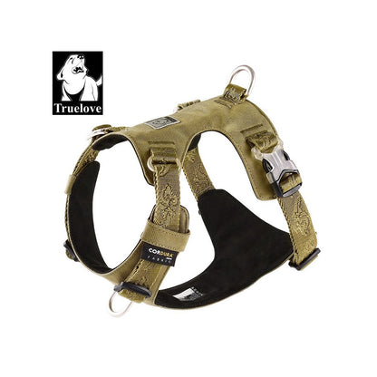 【Truelove 官方正品】專業防衝胸背帶牽引組｜柯基、中大型犬專用減壓背心