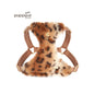 【Puppytie 官方正品】法式時髦豹紋胸背帶｜雪納瑞/泰迪小型犬專用牽引組