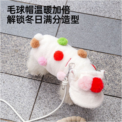 Touchdog is a dog with chest and back traction rope vest style anti slip dog walking rope teddy bear small and medium sized dog clothes image 3