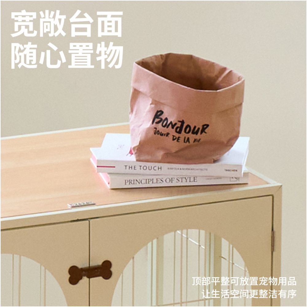 Zeze metal dog cage indoor small dog specific anti escape fence small applicable movable household cage image 2