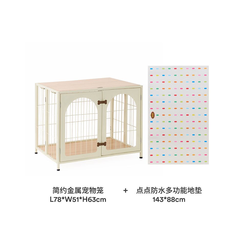 【Zeze 官方旗艦】室內小型犬專用金屬防逃籠｜可移動式家用寵物圍欄