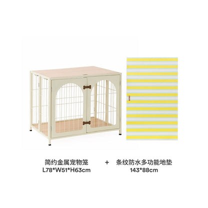 【Zeze 官方旗艦】室內小型犬專用金屬防逃籠｜可移動式家用寵物圍欄