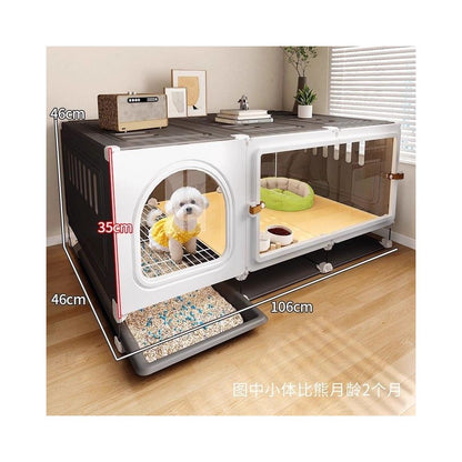 【2026 旗艦房型】一房一廳一衛獨棟寵物別墅｜泰迪/小型犬專用分區狗屋