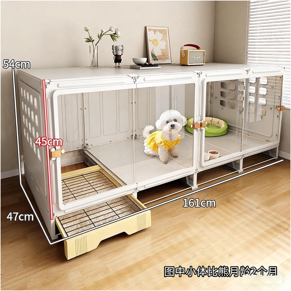 【2026 旗艦房型】一房一廳一衛獨棟寵物別墅｜泰迪/小型犬專用分區狗屋