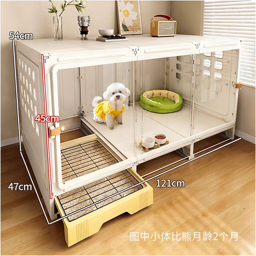 【2026 旗艦房型】一房一廳一衛獨棟寵物別墅｜泰迪/小型犬專用分區狗屋