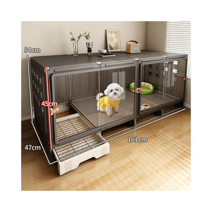 【2026 旗艦房型】一房一廳一衛獨棟寵物別墅｜泰迪/小型犬專用分區狗屋