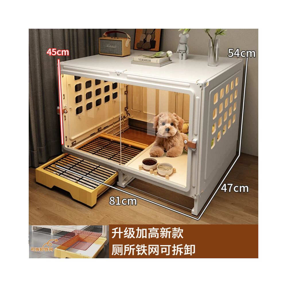 【2026 科學分區款】一房一廳一衛寵物別墅｜自帶廁所乾濕分離狗屋