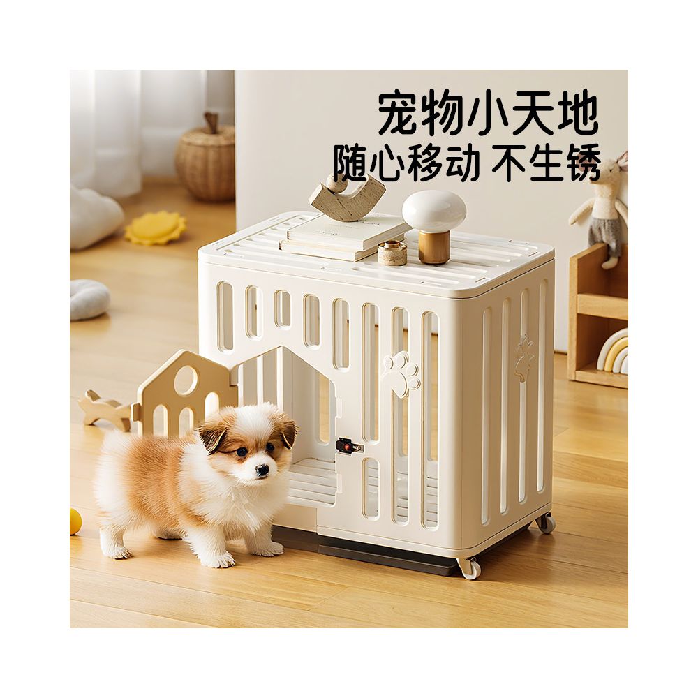 Dog Cage Indoor Small Dog Medium Dog Cat Nest Cat Villa Home Toilet Integrated Dog Nest Cat Cage Claw Villa image 2