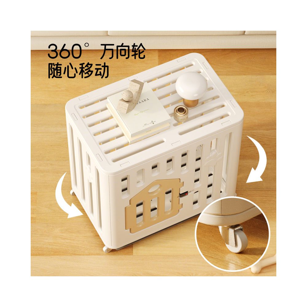 Dog Cage Indoor Small Dog Medium Dog Cat Nest Cat Villa Home Toilet Integrated Dog Nest Cat Cage Claw Villa image 3