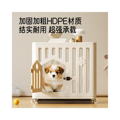 Dog Cage Indoor Small Dog Medium Dog Cat Nest Cat Villa Home Toilet Integrated Dog Nest Cat Cage Claw Villa image 4