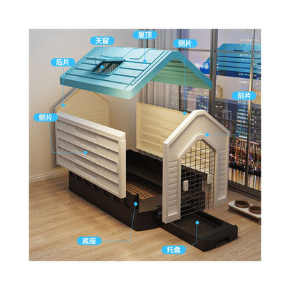 Dog Cage Small Dog Pet Teddy Indoor Toilet Medium Large Dog border collie Labrador Golden Hair Villa image 3