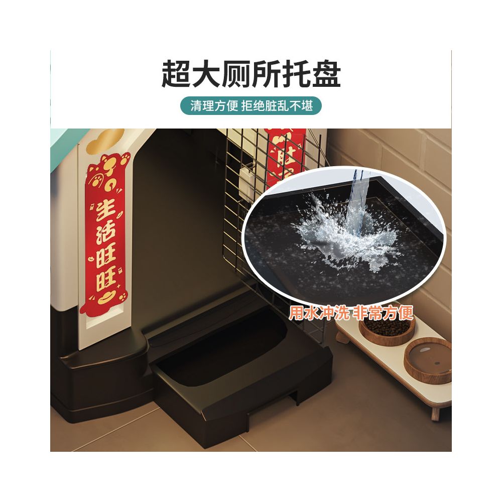 Dog Cage Small Dog Pet Teddy Indoor Toilet Medium Large Dog border collie Labrador Golden Hair Villa image 4