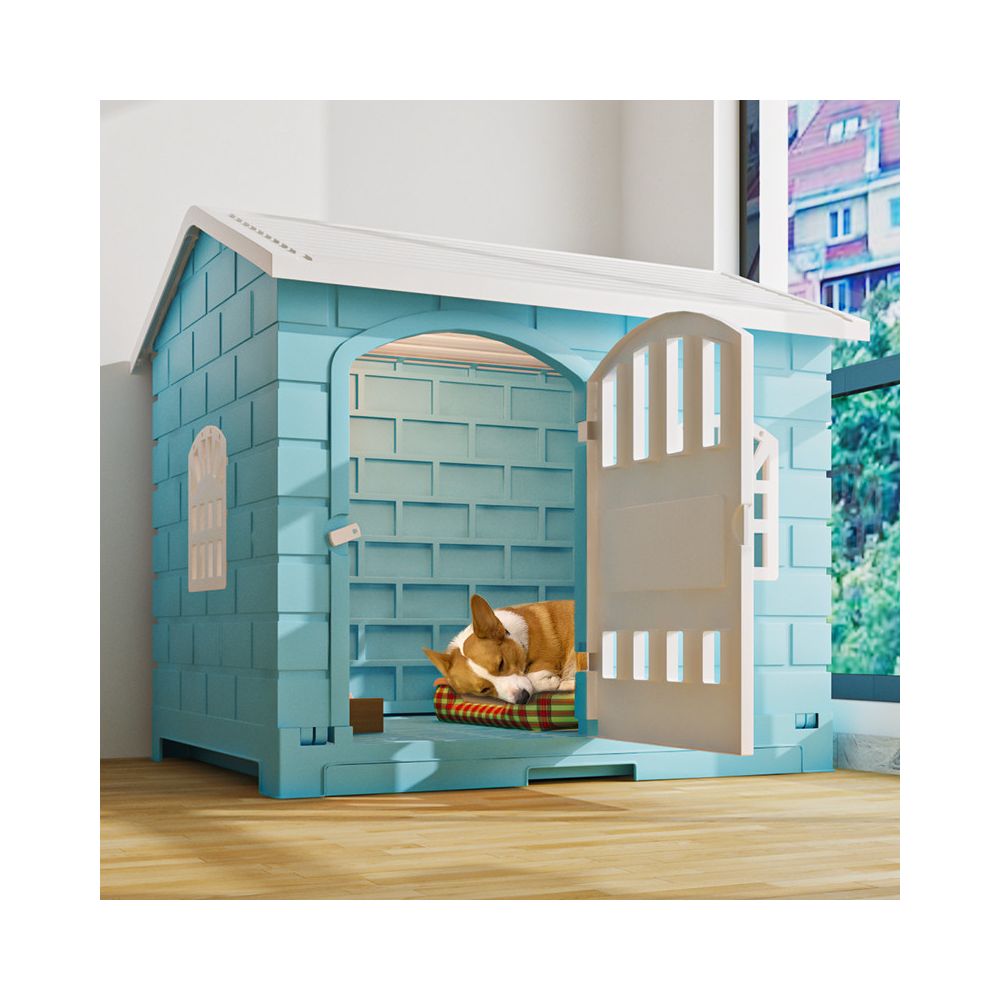 Dog cage small and medium sized dog Teddy kennel dog with toilet corgi Chai dog indoor household fence pet villa image 2