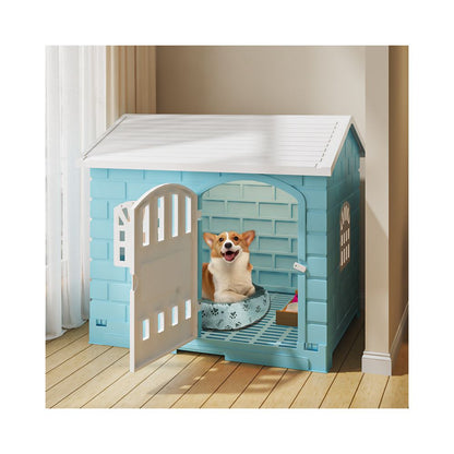 Dog cage small and medium sized dog Teddy kennel dog with toilet corgi Chai dog indoor household fence pet villa image 3