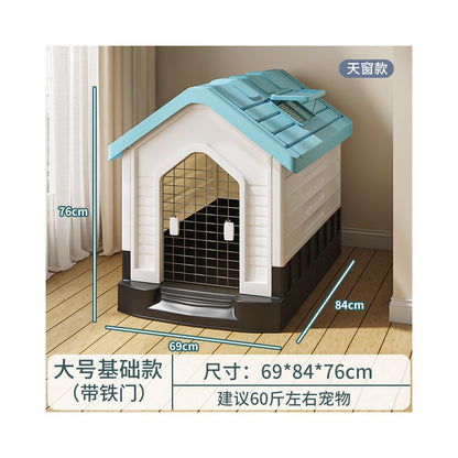 【2026 居家美學款】室內中小型犬狗籠子｜帶廁所分區狗屋圍欄