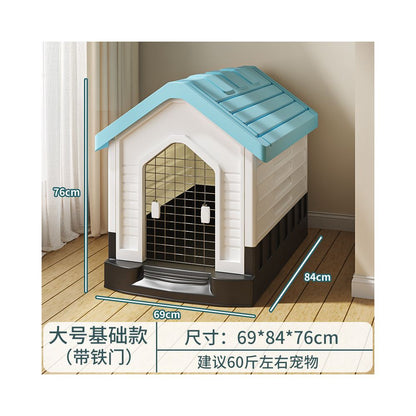 【2026 居家美學款】室內中小型犬狗籠子｜帶廁所分區狗屋圍欄