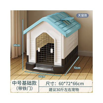 【2026 居家美學款】室內中小型犬狗籠子｜帶廁所分區狗屋圍欄