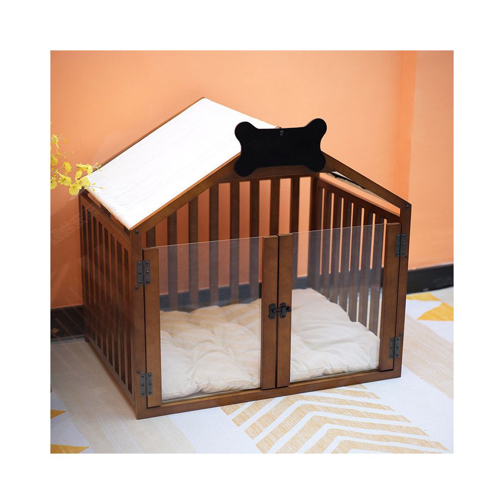 四季通用室內寵物籠子｜比熊/泰迪專用豪華實木狗屋