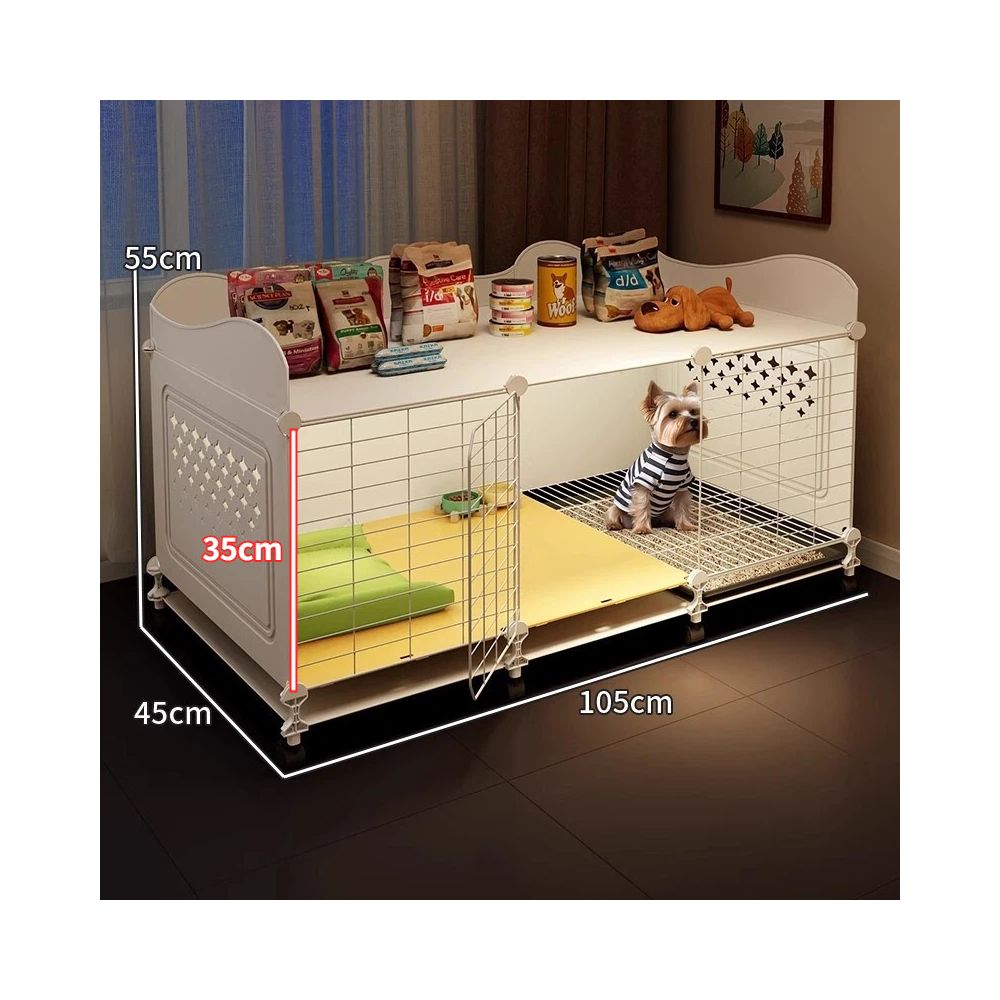 【2026 旗艦豪宅】一房一廳一衛小型犬別墅｜帶廁所乾濕分離狗屋