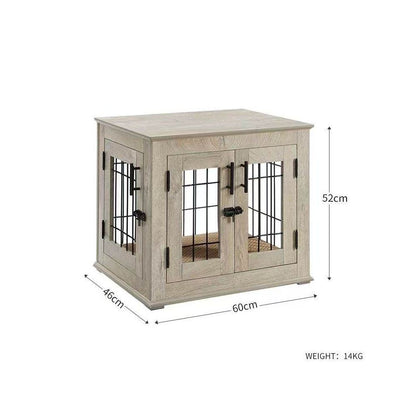 全實木室內寵物狗籠｜小型/中/大型犬通用家具型犬舍